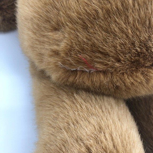 Cowboy Teddy Bear Plush Hat Neckerchief Large 20" Velour Feet Soft No Tag *FLAW - Picture 9 of 12